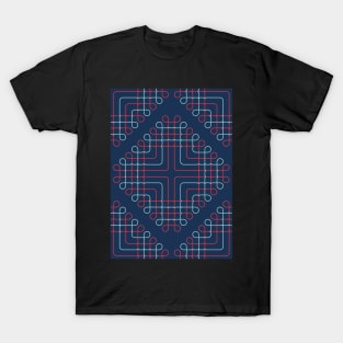 Line art symmetric style T-Shirt